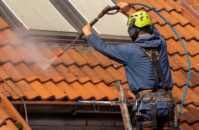 Démoussage et hydrofuge de toiture à Saussens